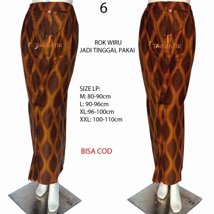 Promo Rok Jarik Wiru Wanita Jadi Tinggal Pakai Motif Klasik Adat Jawa