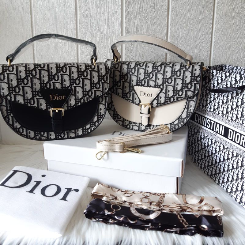 Tas Wanita Dior Tas Selempang Import Free Box Free Paperbag Free Syal