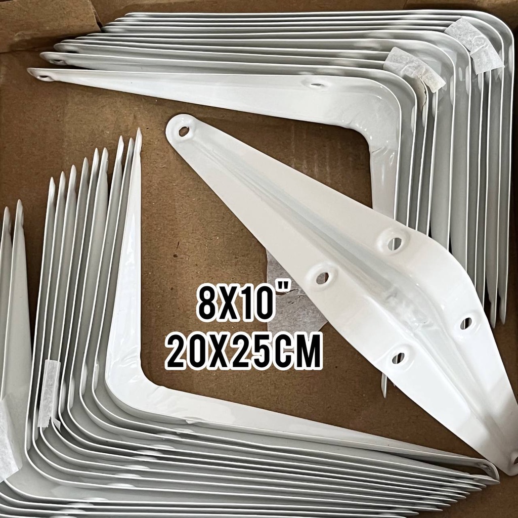 SIKU RAK BESI SOKONG TEBAL 8X10 INCH / 20X25 CM / SHELF BRACKET / SIKU DINDING L