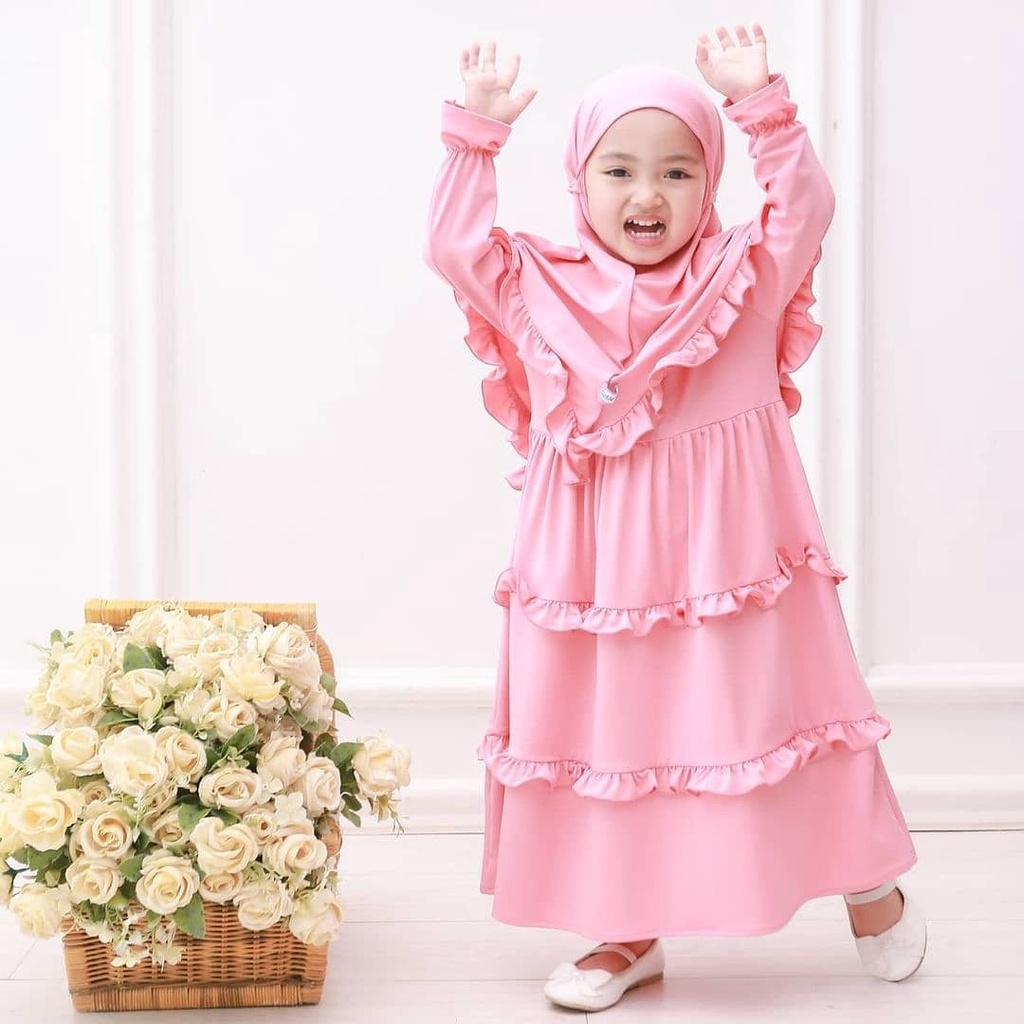 Murah Gamis anak susun/ gamis anak / gamis anak terbaru / gamis anak perempuan /