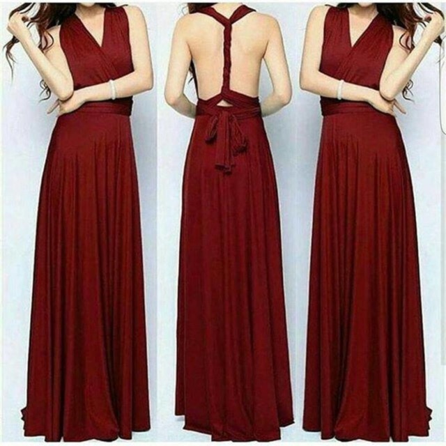 Dress multiway spandex jersey super