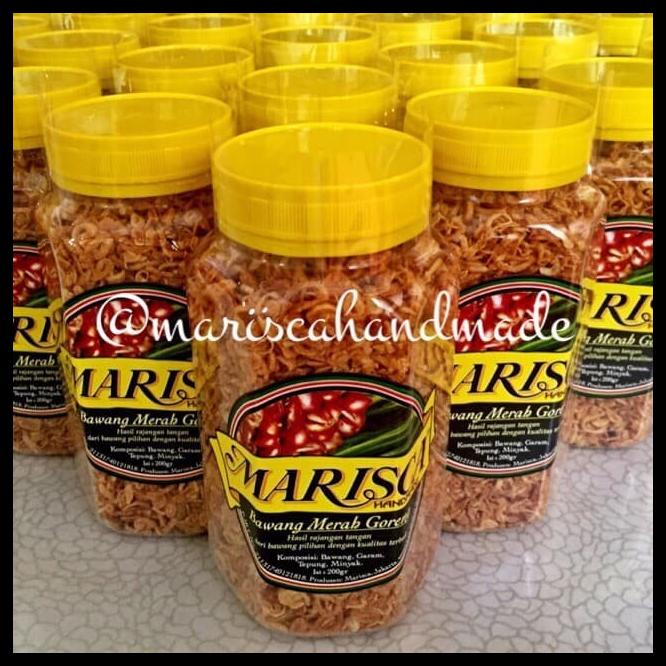 

Bawang Merah Goreng Marisca Handmade Toples Medium 200Gram