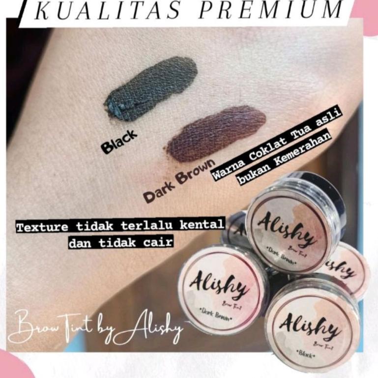 [PROMO CJ772] Alishy Henna Alis Tahan Lama Premium Halal FREE PENSIL ALIS & KUAS Terbaru