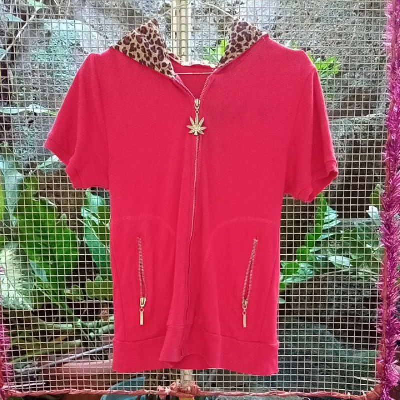 BAJU ATASAN KAOS SWEATER LEOPARD MACAN WANITA DEWASA