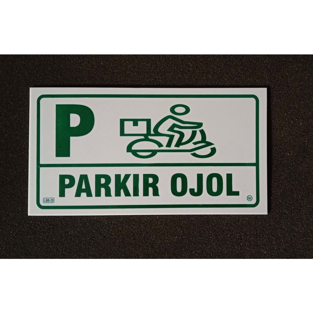 

Papan Label Akrilik Parkir Ojol Ukuran Besar