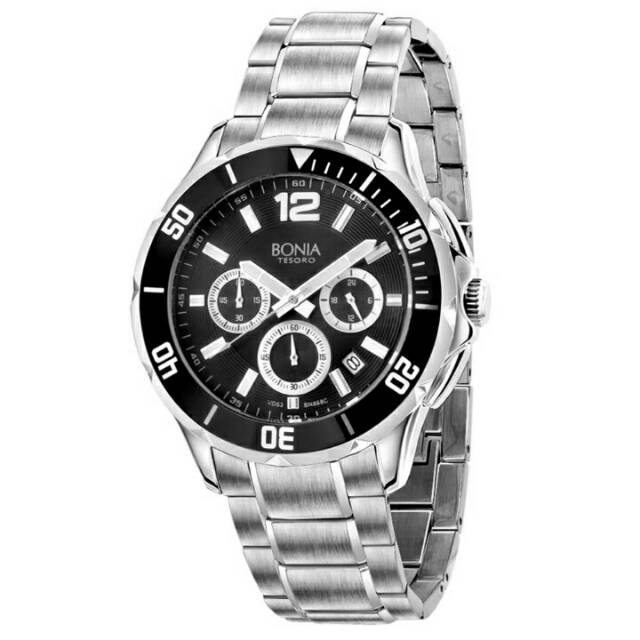 Bonia Jam Tangan Pria Silver
