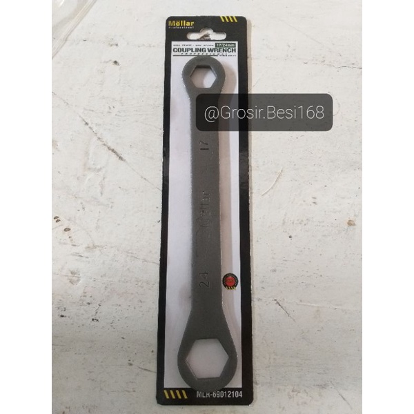 Kunci Tutup Klep Mollar 17 24 coupling Wrench