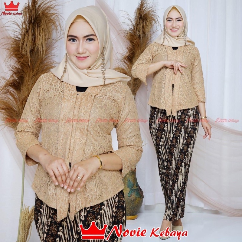 KEBAYA FLOY BROKAT-outfit kebaya floy muslimah-kebaya modern-kebaya wisuda-kebaya pesta