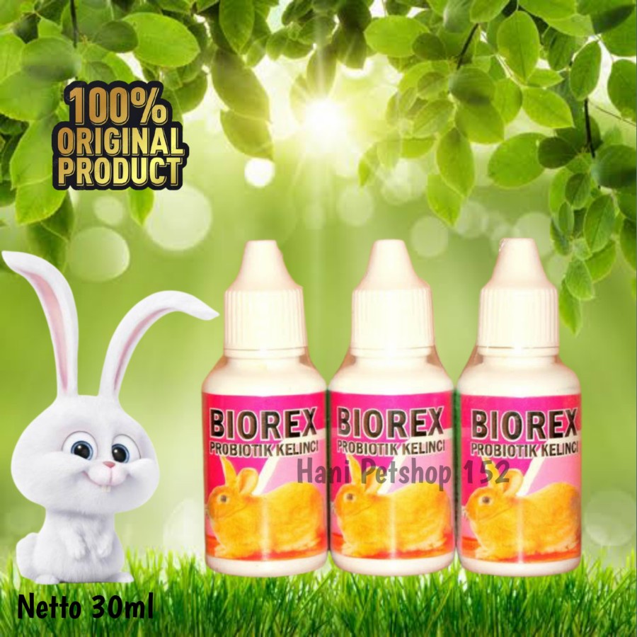 Probiotik Vitamin Suplemen Kelinci Biorex 30ml