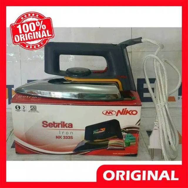 Setrika Niko NK 333S Anti Lengket Premium Quality