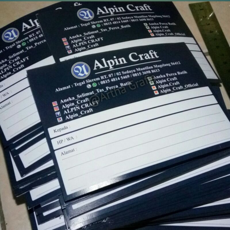

Label Kirim Full Color