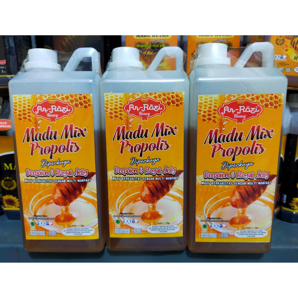 

NG Madu Super Hutan Kalimantan Plus Propolis Ar-Rozi 1kg ( Sistem Imun / Multivitamin )