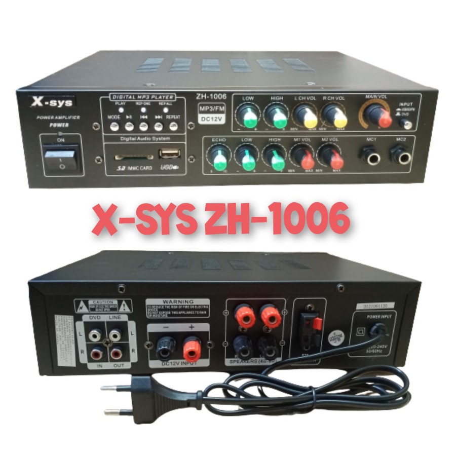 AMPLIFIER XSYS ZH 1006 DIGITAL KARAOKE AMPLIFIER X-SYS ZH-1006