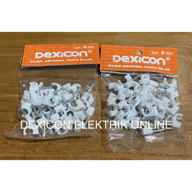 klem kabel no 6/klem kabel beton/klem kabel paku baja/grosir klem kabel/klem kabel murah