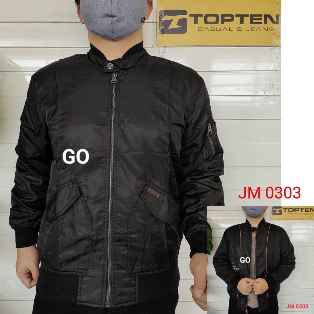 gos TD TOPTEN JAKET PARASUT Cowok Casual Jaket Pria Tebal Cowok Jaket Distro