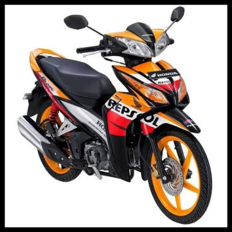 Sticker Lis ORI Blade 125 Repsol 2012 Striping Lis Sticker Standar Original Honda Blade 125 R 2012