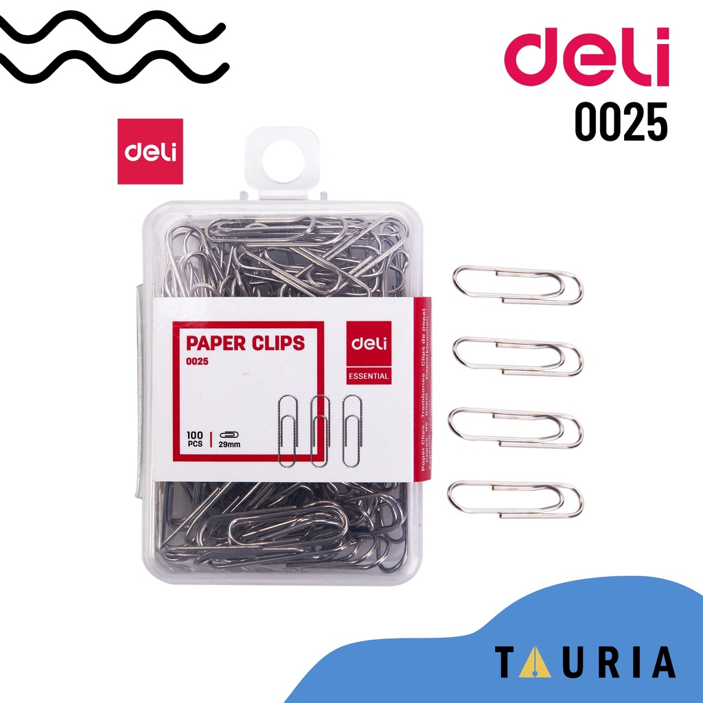 

DELI PAPER CLIP / PENJEPIT KERTAS E0025