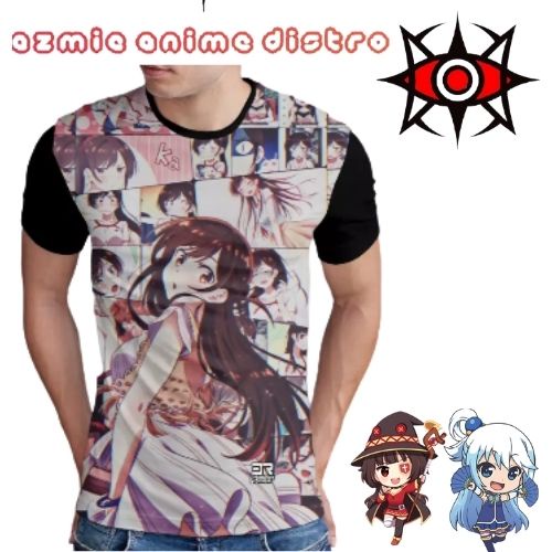 kaos Printing Anime Kanojo Okarishimasu Chizuru Mizuhara 1