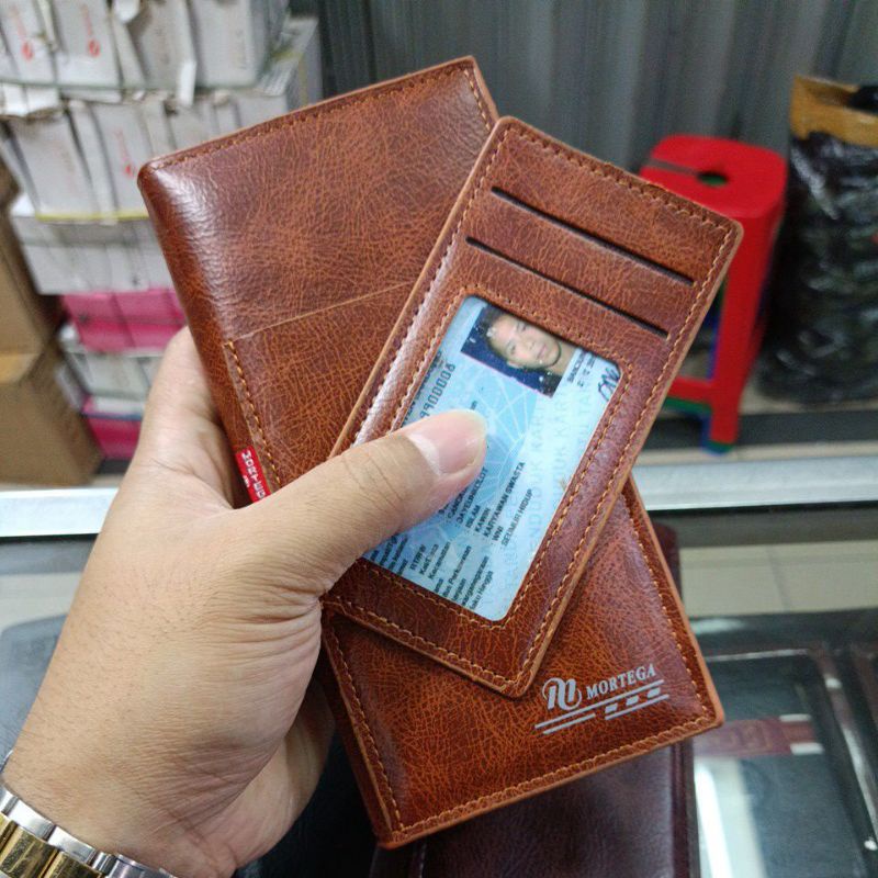 Dompet Panjang Kulit Mortega M 9304 || Dompet Panjang Pria Wanita Import