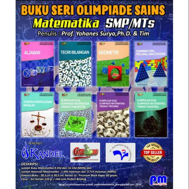 Buku OSN Matematika SMP/MTs. Penulis Prof. Yohanes Surya Ph. D