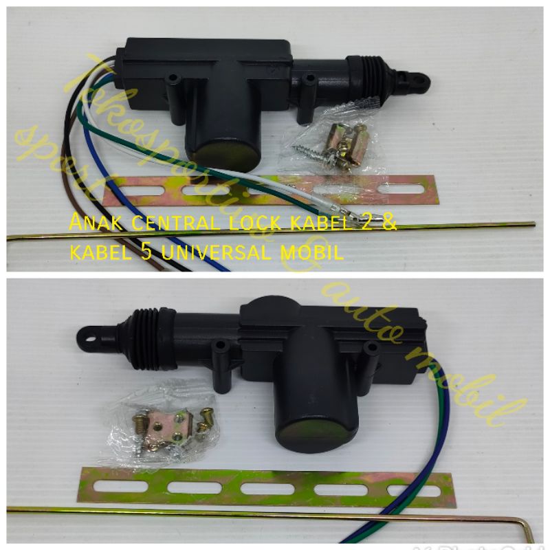 Anak central Lock kabel 2 &amp; kabel 5 central Lock pintu mobil universal mobil