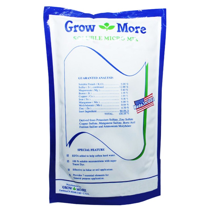 Growmore Soluble Micromix kemasan 1 lbs Unsur Hara Mikro Tanaman