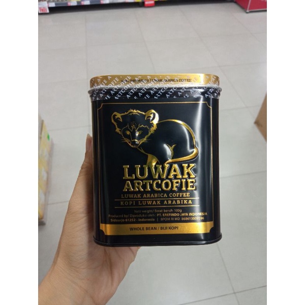 

artcofie luwak arabica Bean tin 100gr