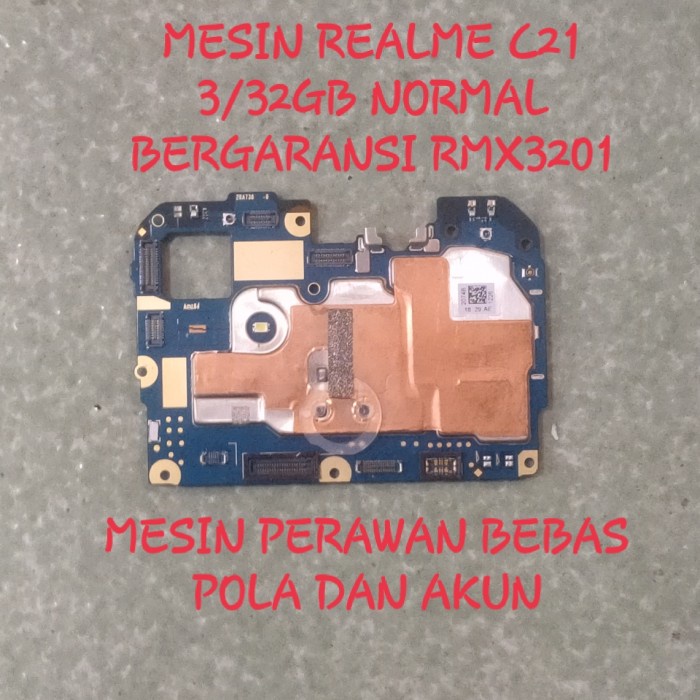 mesin realme c21 rmx3201 normal mesin realme c21 normal mesin c21 3/32