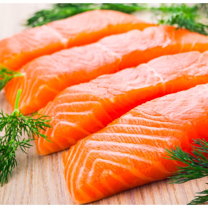 

Norwegian Fresh Salmon Fillet Portion Skin On - 300 Gram (Imported Norwegian)