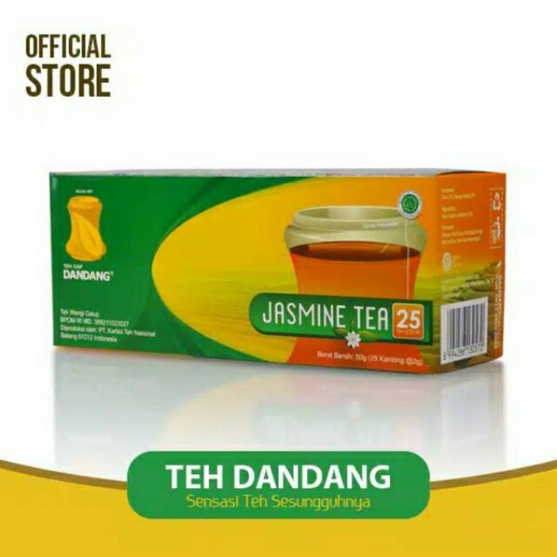 

READY STOK TEH DANDANG JASMINE TEA (Isi 25 Kantong)