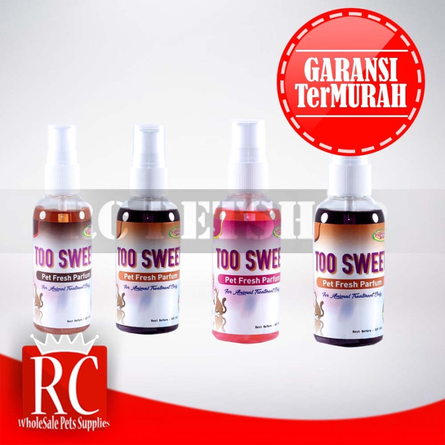 Parfum Kucing Aman Anjing kelinci Murah Parfum Hewan Too Sweet 60ML