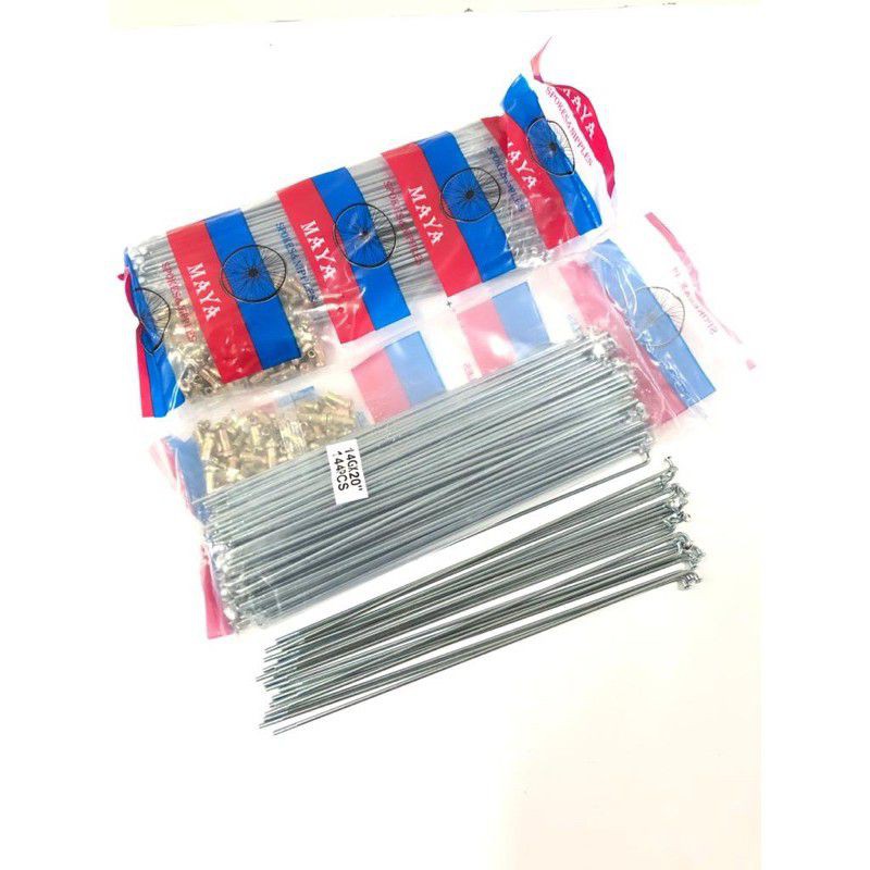 SPOKE JERUJI JARI JARI SEPEDA 20inch 14Gx187 silver