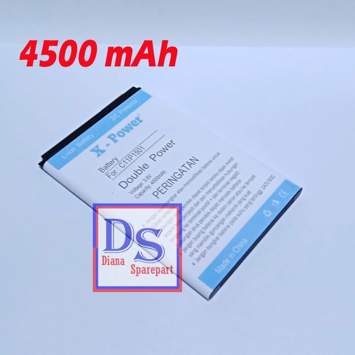 Baterai Asus Zenfone Laser ZE550KL Z00LD Z00LDD C11P1501 Batu Batre Battery Tanam Double Power