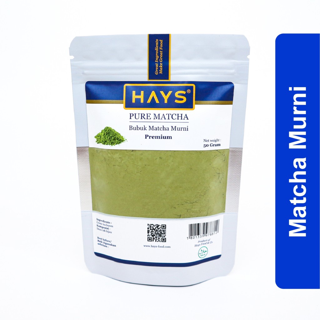 Pure Matcha / Matcha Bubuk Murni / Teh Hijau Bubuk Murni - HAYS