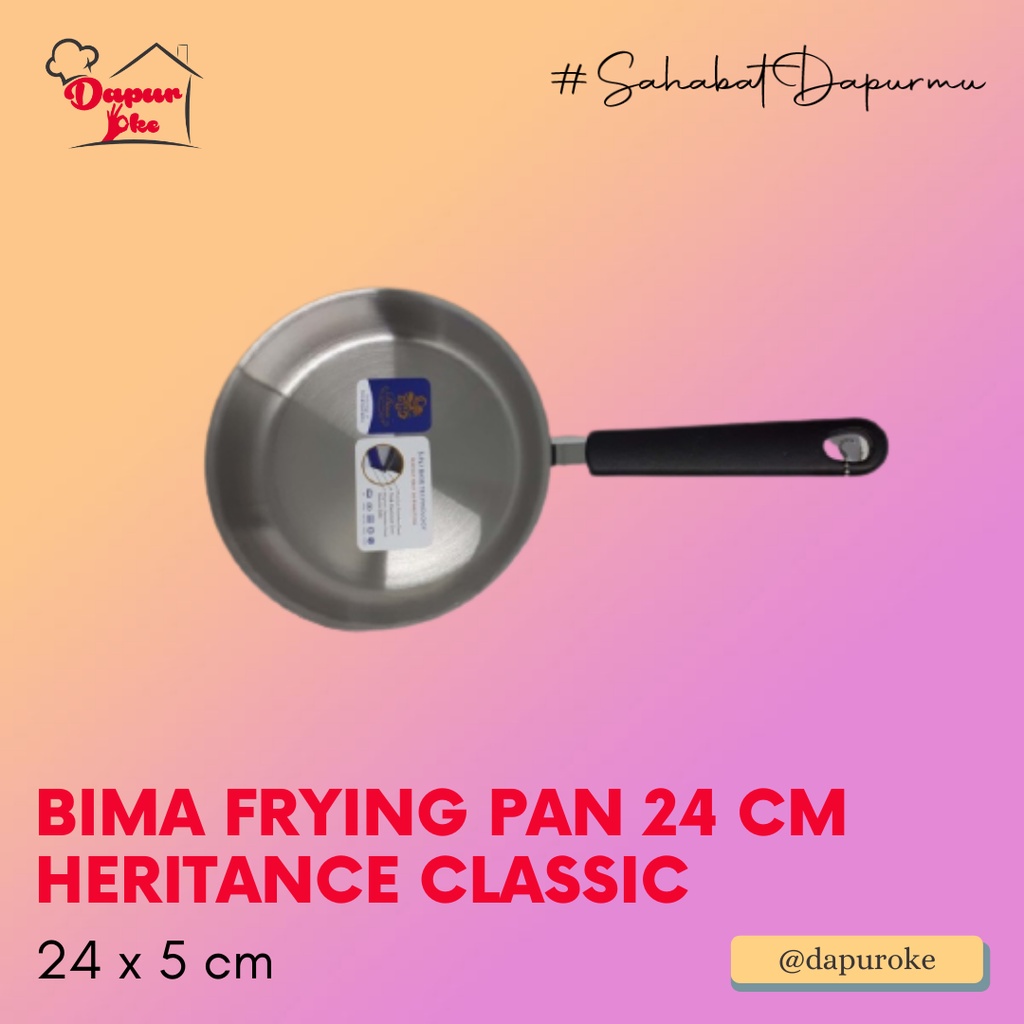 Bima Frying Pan 24 cm Heritance Classic