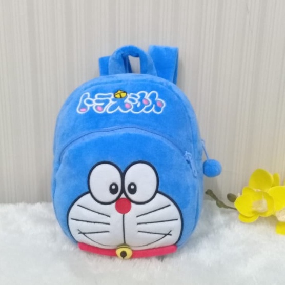 Tas Ransel 2 rest M sekolah anak tk paud boneka doraemon kucing cat