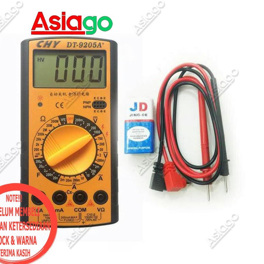 ✱ TOOLS MULTITESTER DIGITAL SUNSHINE CHY DT-9205A+ ♤