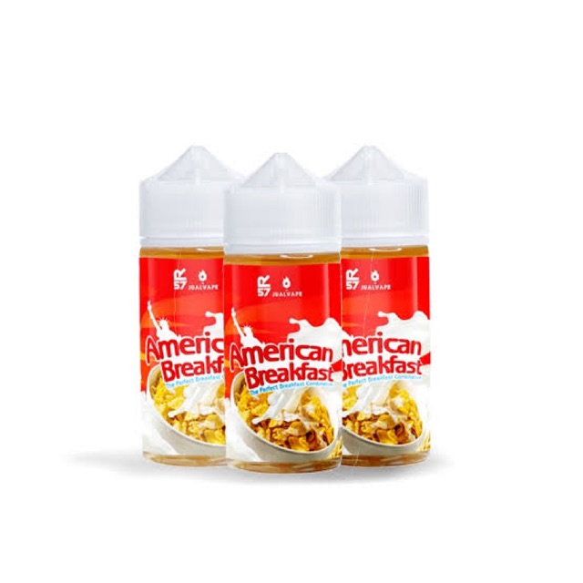 Liquid American Breakfast V1 100Ml By R57 X Jualvape 100% Authentic - 3Mg 6mg vape vapor