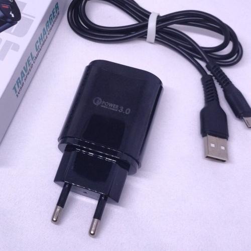 ♦ TC Charger UMAX A31 Fast Charging Qualcomm QC 3.0 + kabel ❃