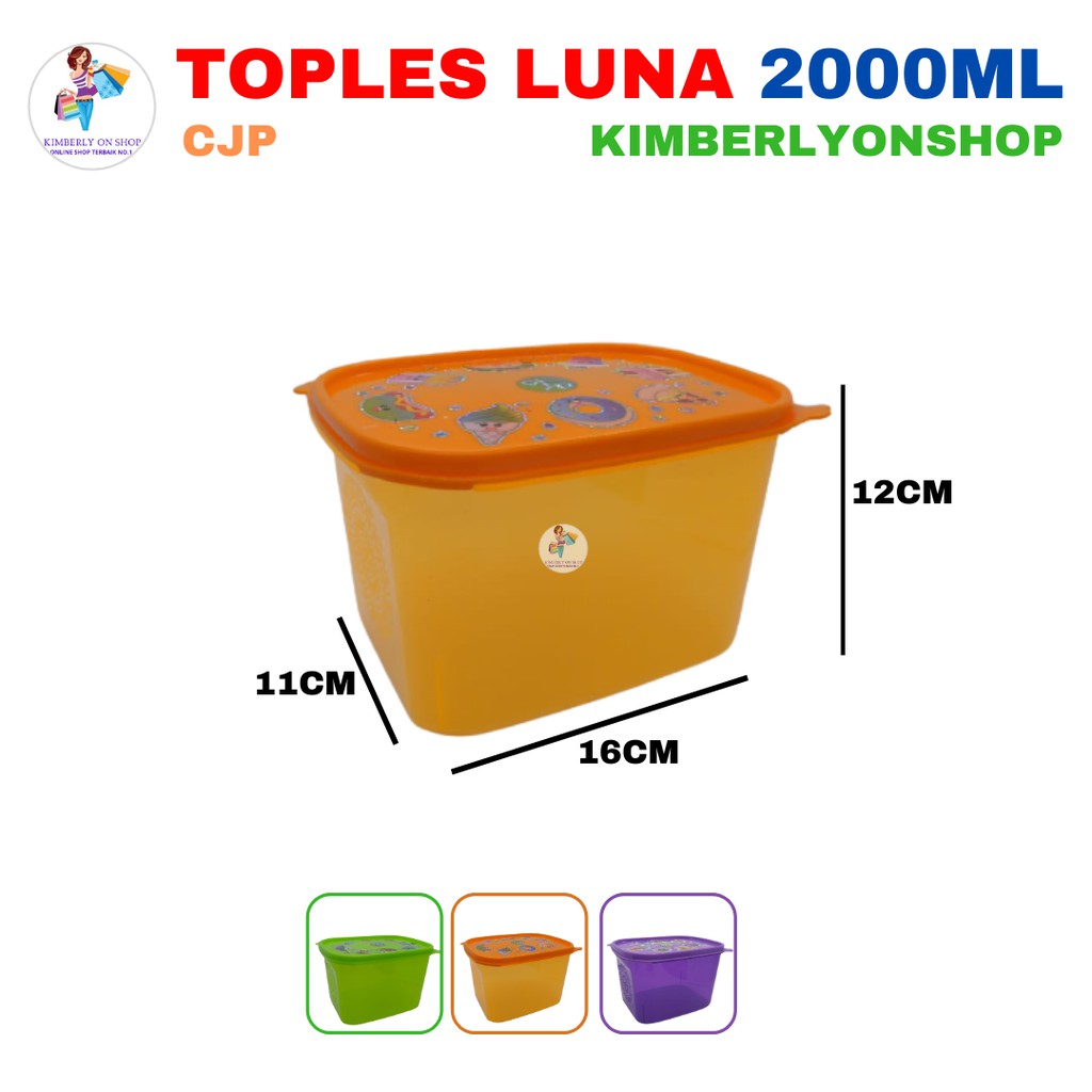 KimberlyonshopToples /Sealware Luna Toples Plastik 2000ML CJP