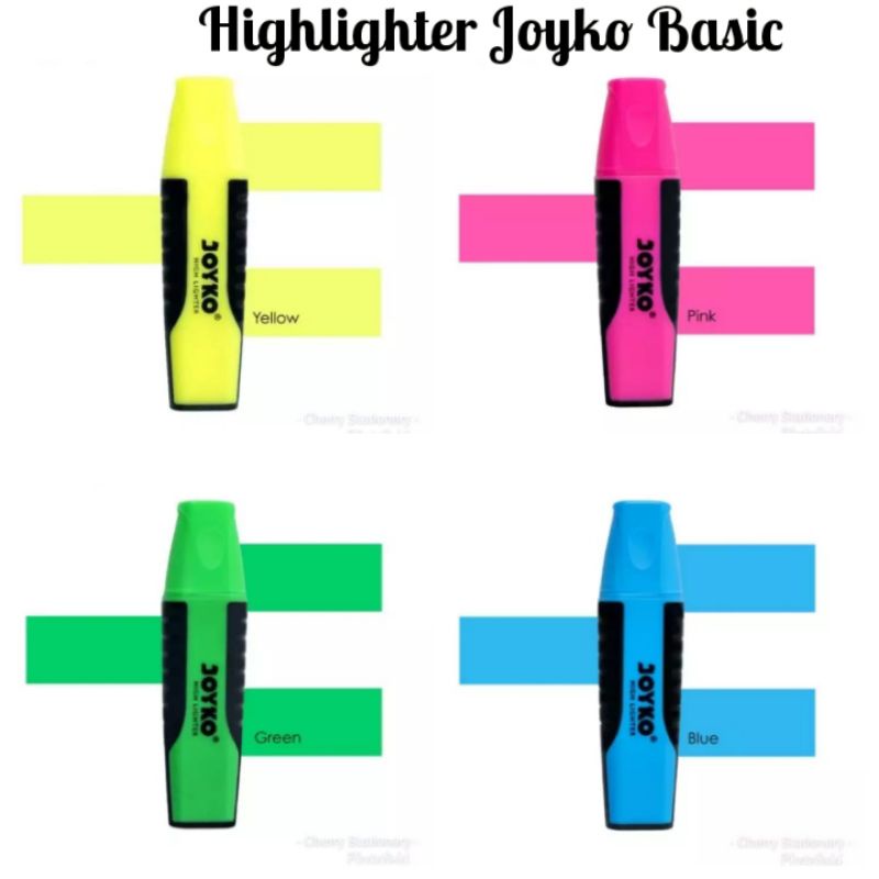 

Highlighter Joyko Warna Basic HL1 - HL4