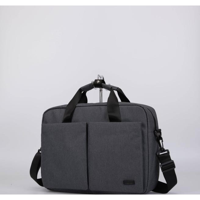 ✪ KREDIT TAS SLEMPANG PRIA TAS SELEMPANG✪ INFORMA - TAS LAPTOP - LAPTOP BRIEFCASE DARK GREY