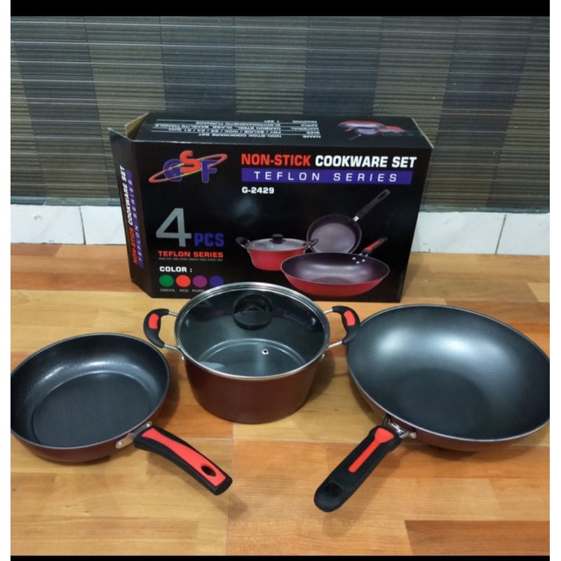 Panci Set Teflon Serbaguna GSF G-2429