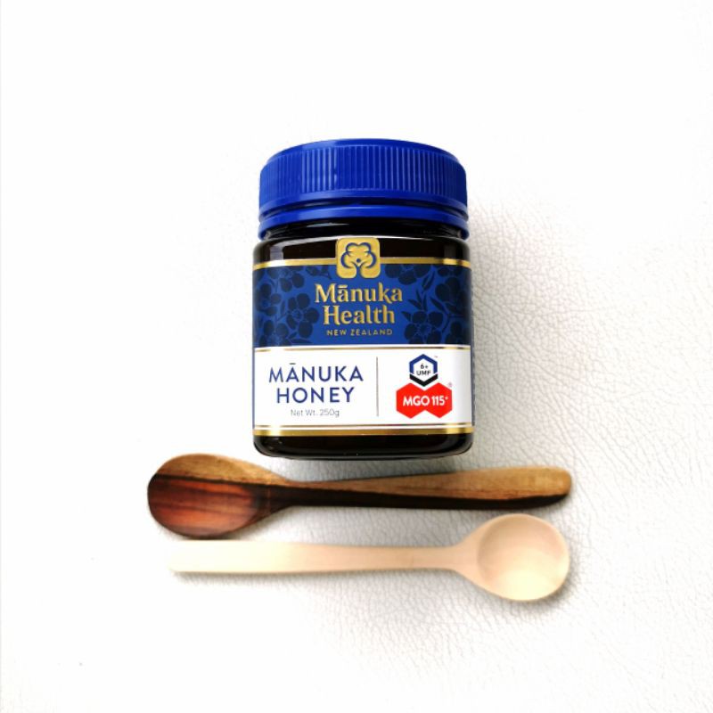 

HOT SALE! Manuka Health MGO 115 + 250 gr 100% ORI Manuka Honey New Zealand Free sendok kayu