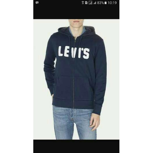 Sweater, switer, Hoodie zipper Pria Keren Levis
