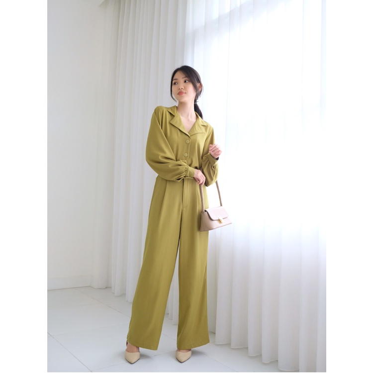 Kadaka S-0160 Set Blouse Tangan Panjang dan Celana Panjang Casual