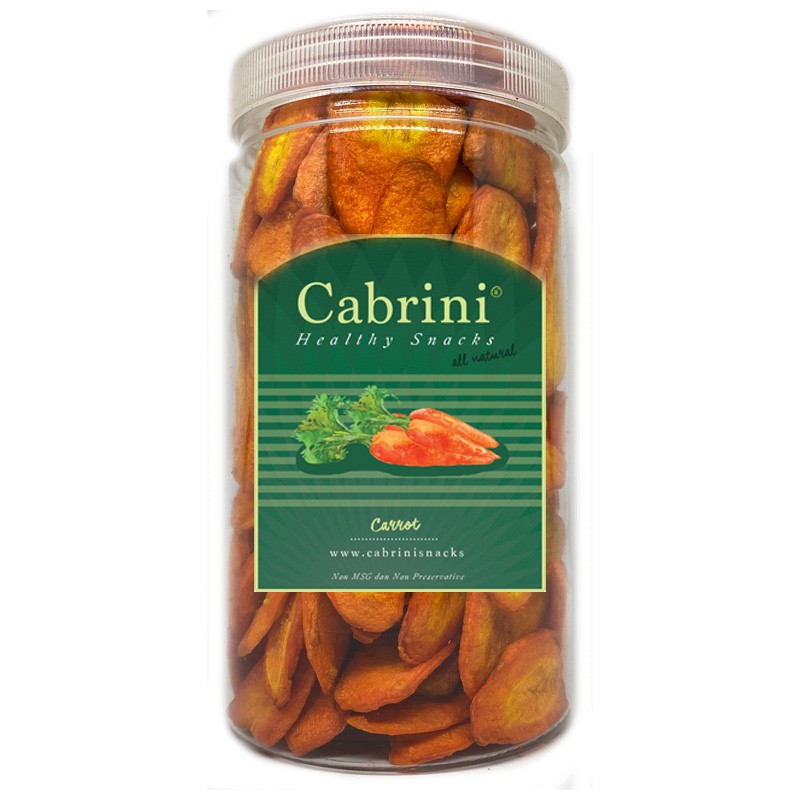 

Cabrini Healthy Snacks Carrot ( 1000 ml ) - Keripik Wortel Premium