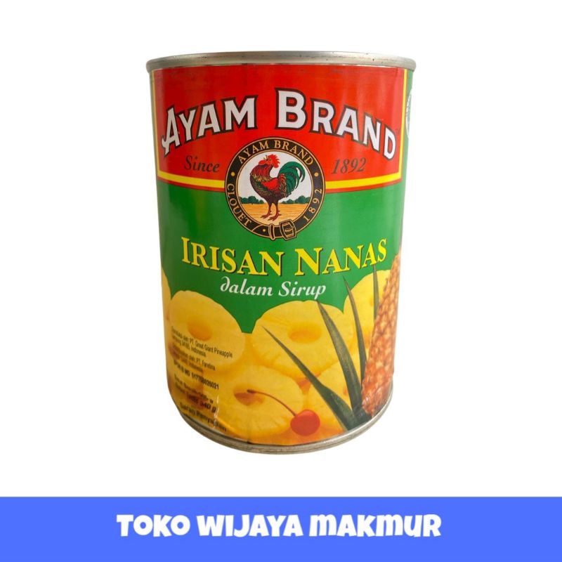 

Nanas Kaleng | Canned Pineapple Ayam Brand 565GR