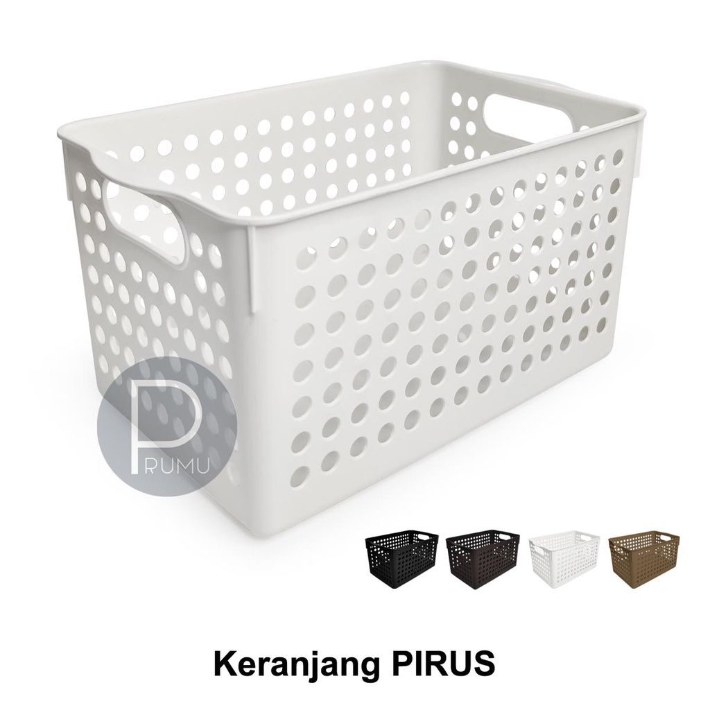 Keranjang Serbaguna - Keranjang Plastik - Kotak Penyimpanan - Box Organizer - Keranjang Penyimpanan - Kotak Serbaguna - Pirus