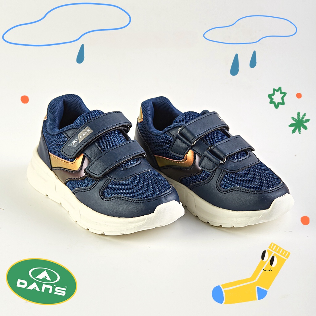 Dans Reigo Sepatu Sneakers Anak Laki-Laki - Navy